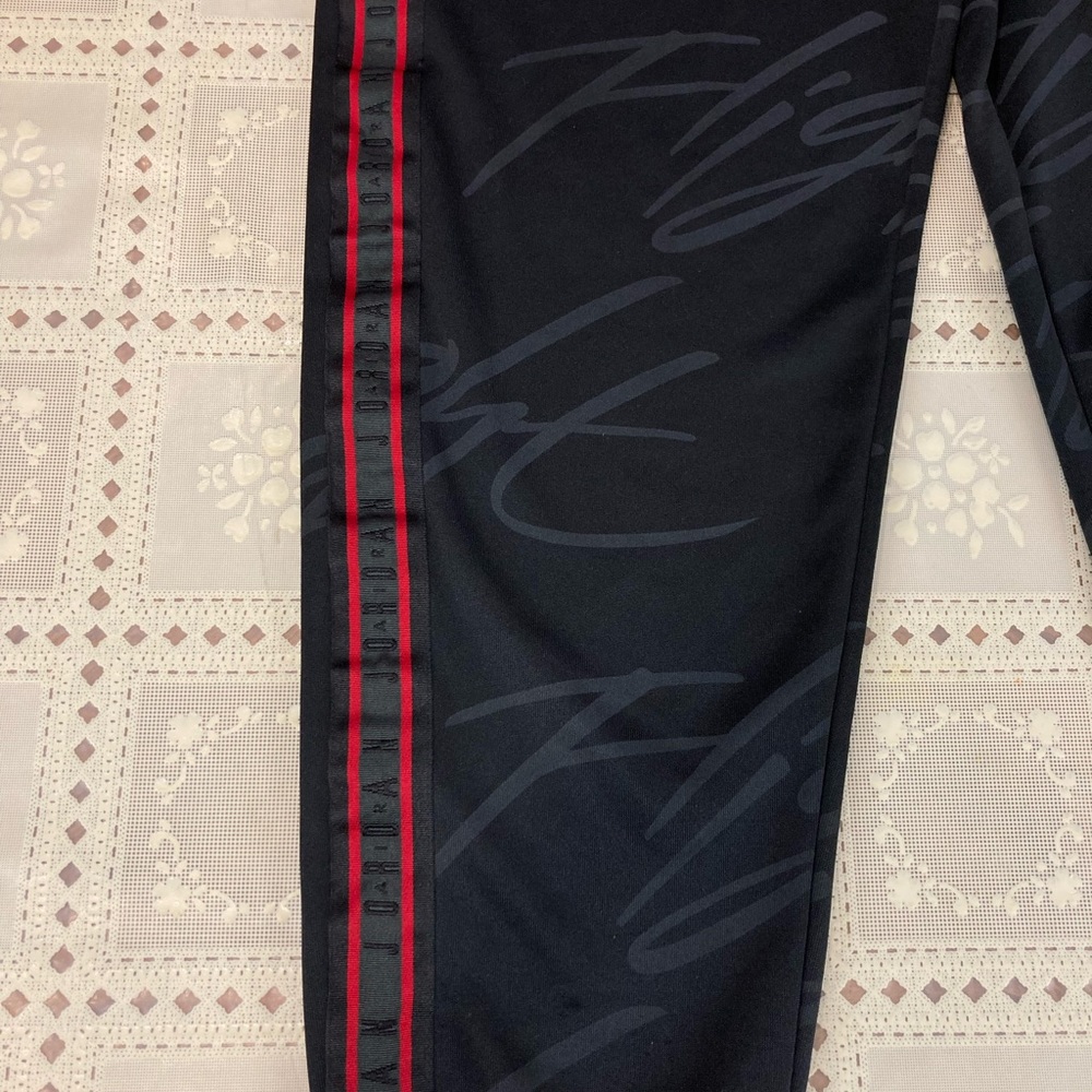 Jordan Jumpman Flight Allover Print Graphic Tricot Pants Size Large - Picture 10 of 14